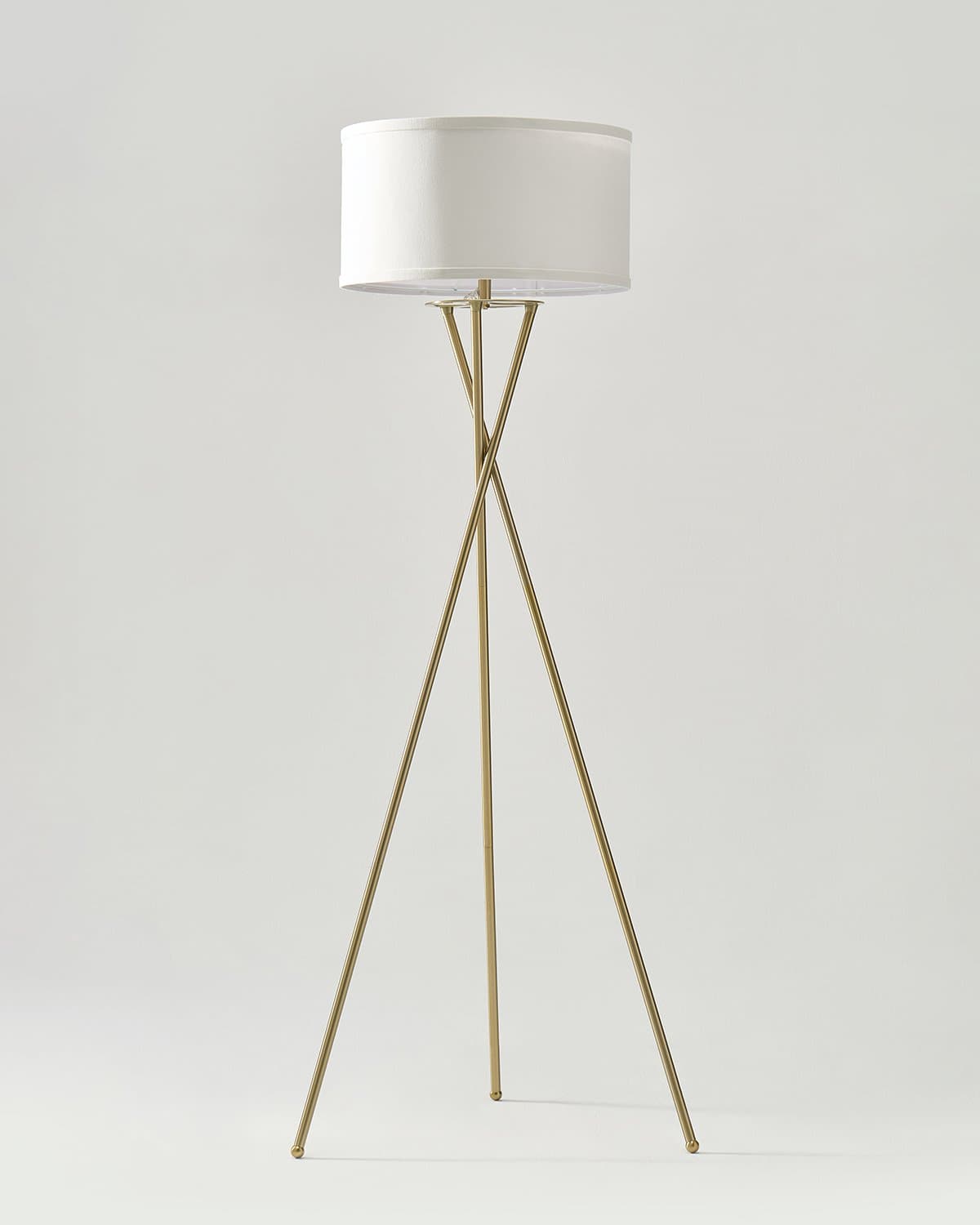 Juno Floor Lamp | LED Tripod with Unique Crisscross Base
