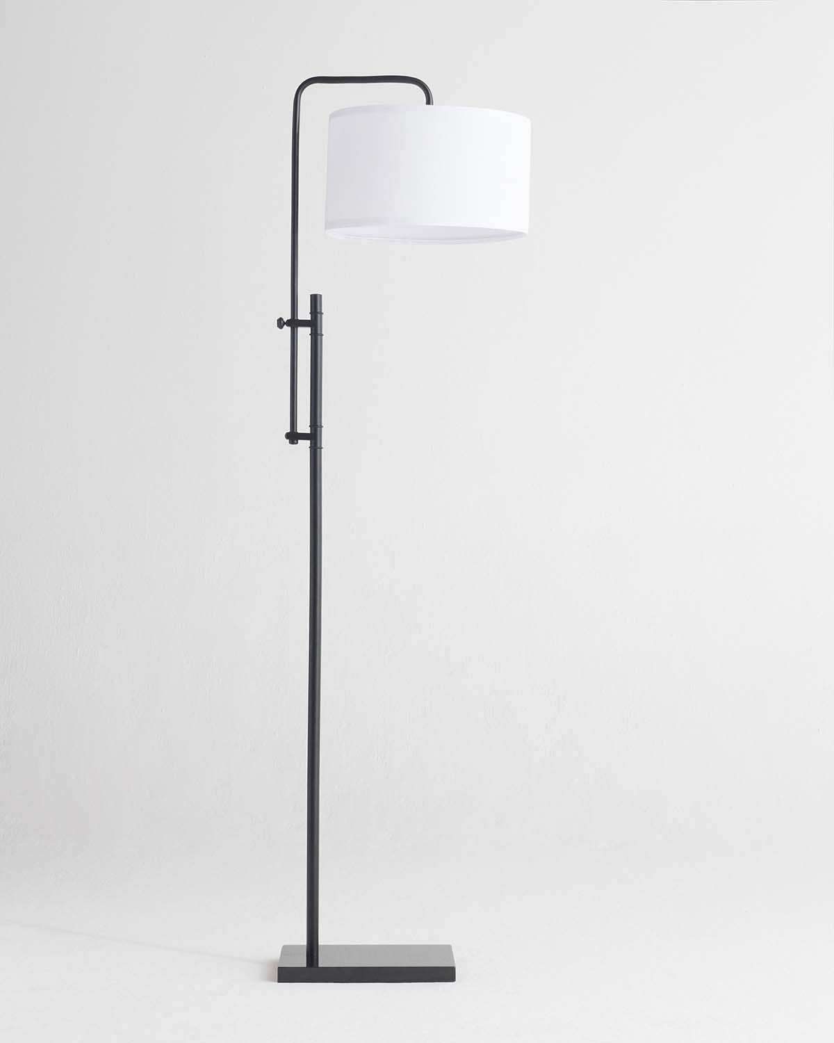 Luxe Leo Floor Lamp | Adjustable Arch Stem, Touch Switch