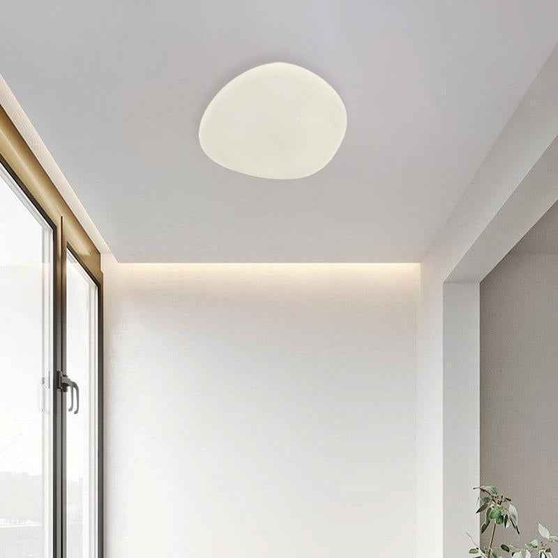 Contemporary Pebble Stone Starburst LED Flush Mount Ceiling Light