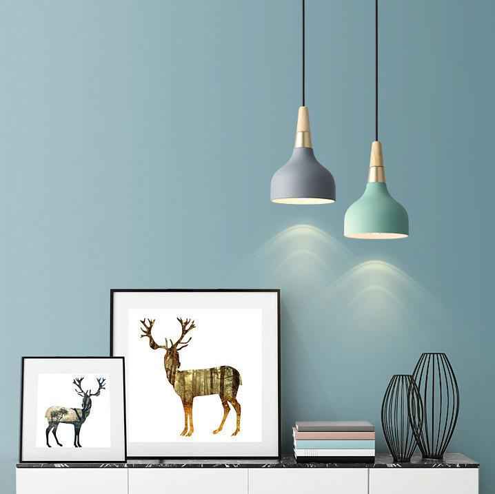 Contemporary Macaron Disc 1-Light Pendant Lamp