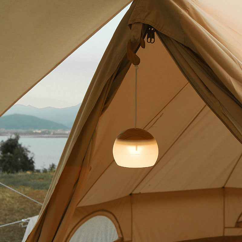 Contemporary Minimalist USB Rechargeable LED Camping Tent Light for Outdoor Use