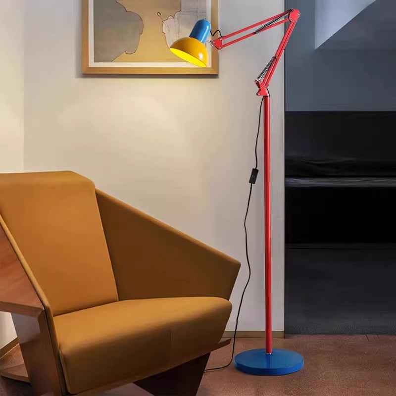 Contemporary Half Circle Iron 1-Light Floor Lamp for Bedroom