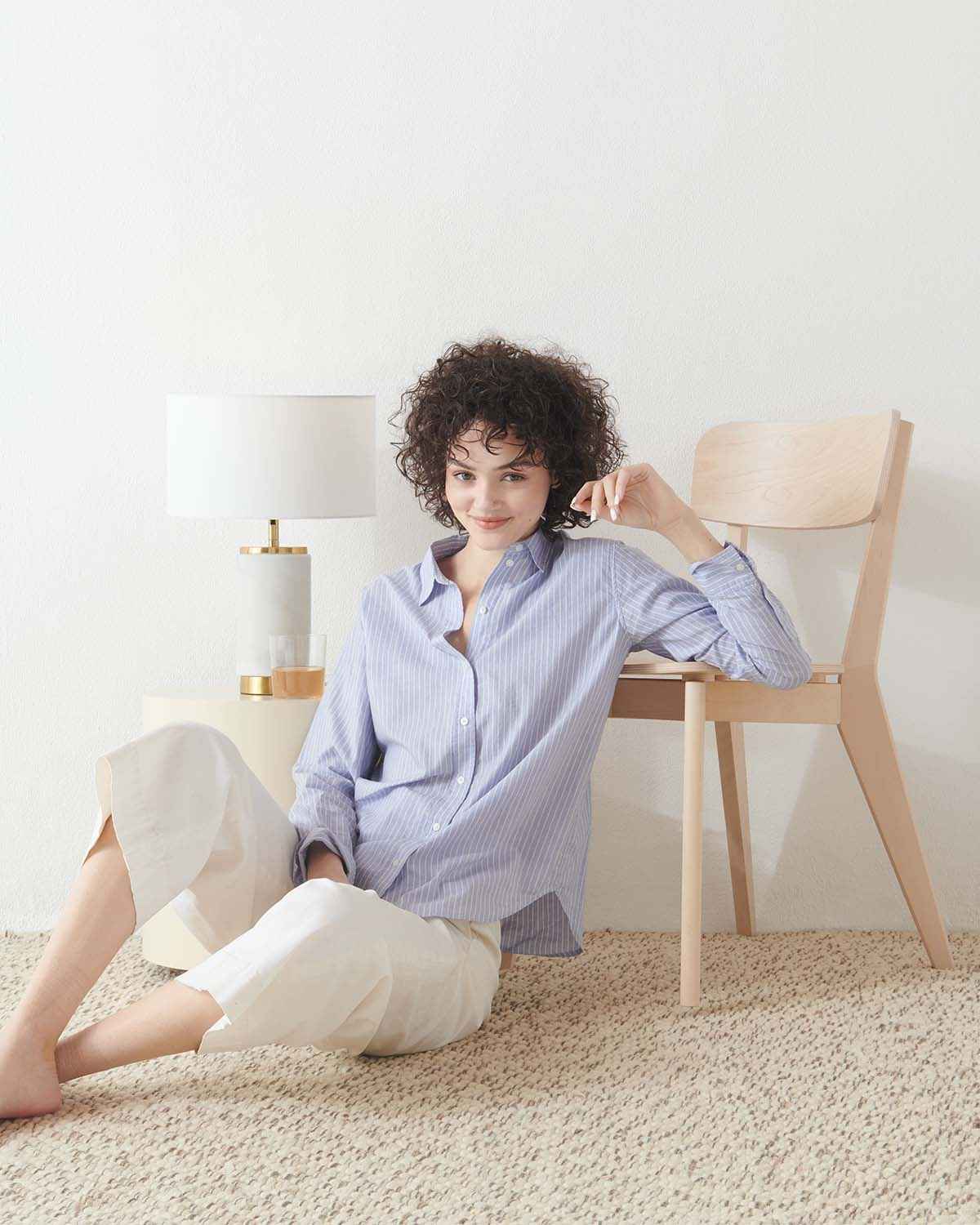 Arden USB Table Lamp | White Marble Body, Brass Details