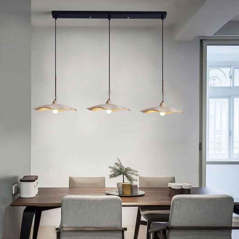 Japanese Vintage Floral Design Cement Island Chandelier - 1/2/3-Light Options