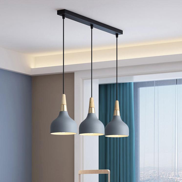 Contemporary Macaron Disc 1-Light Pendant Lamp