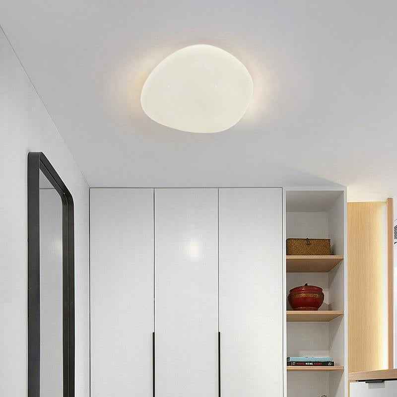 Contemporary Pebble Stone Starburst LED Flush Mount Ceiling Light