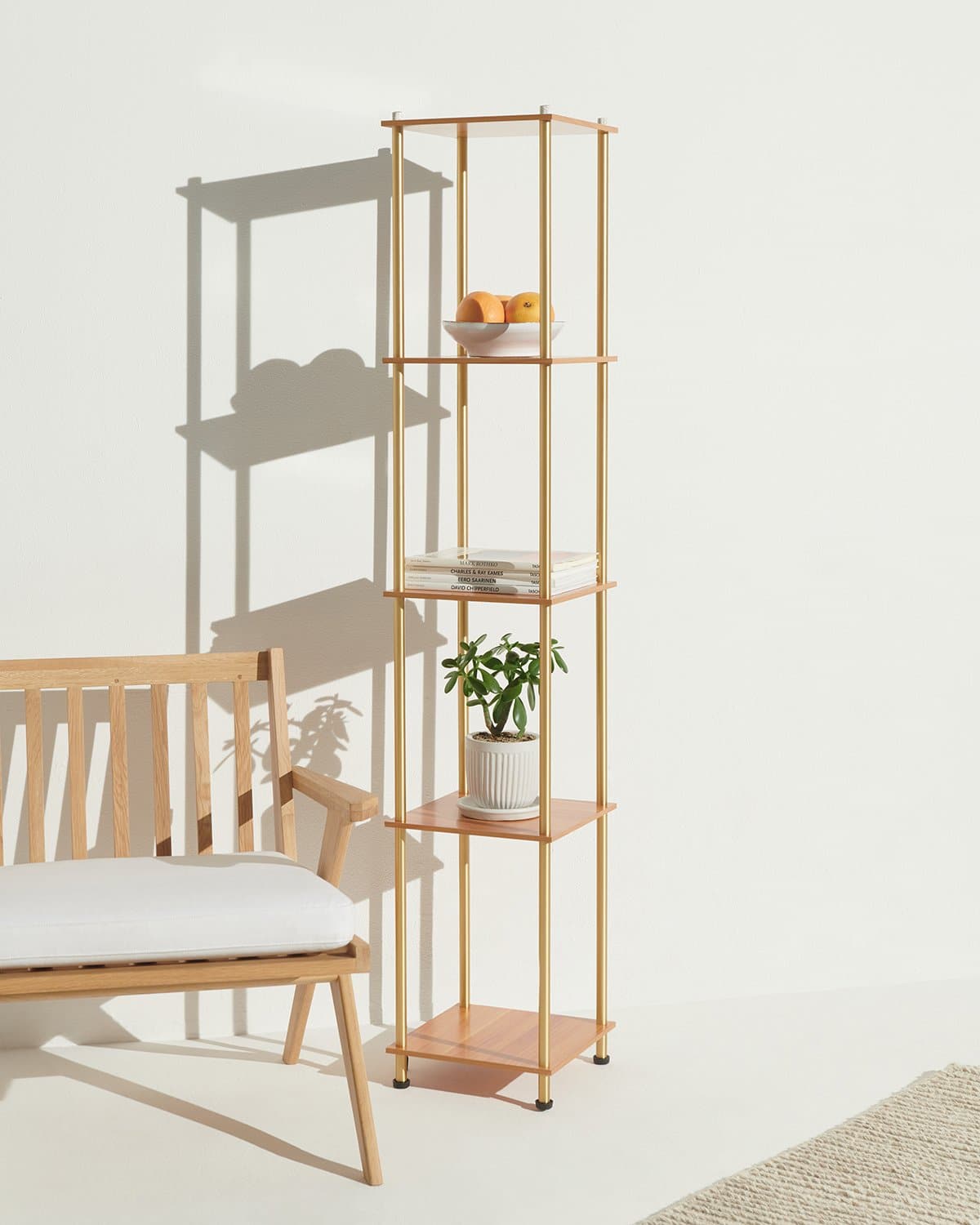 Aria Floor Lamp | Phone Charging & Adjustable Brightness