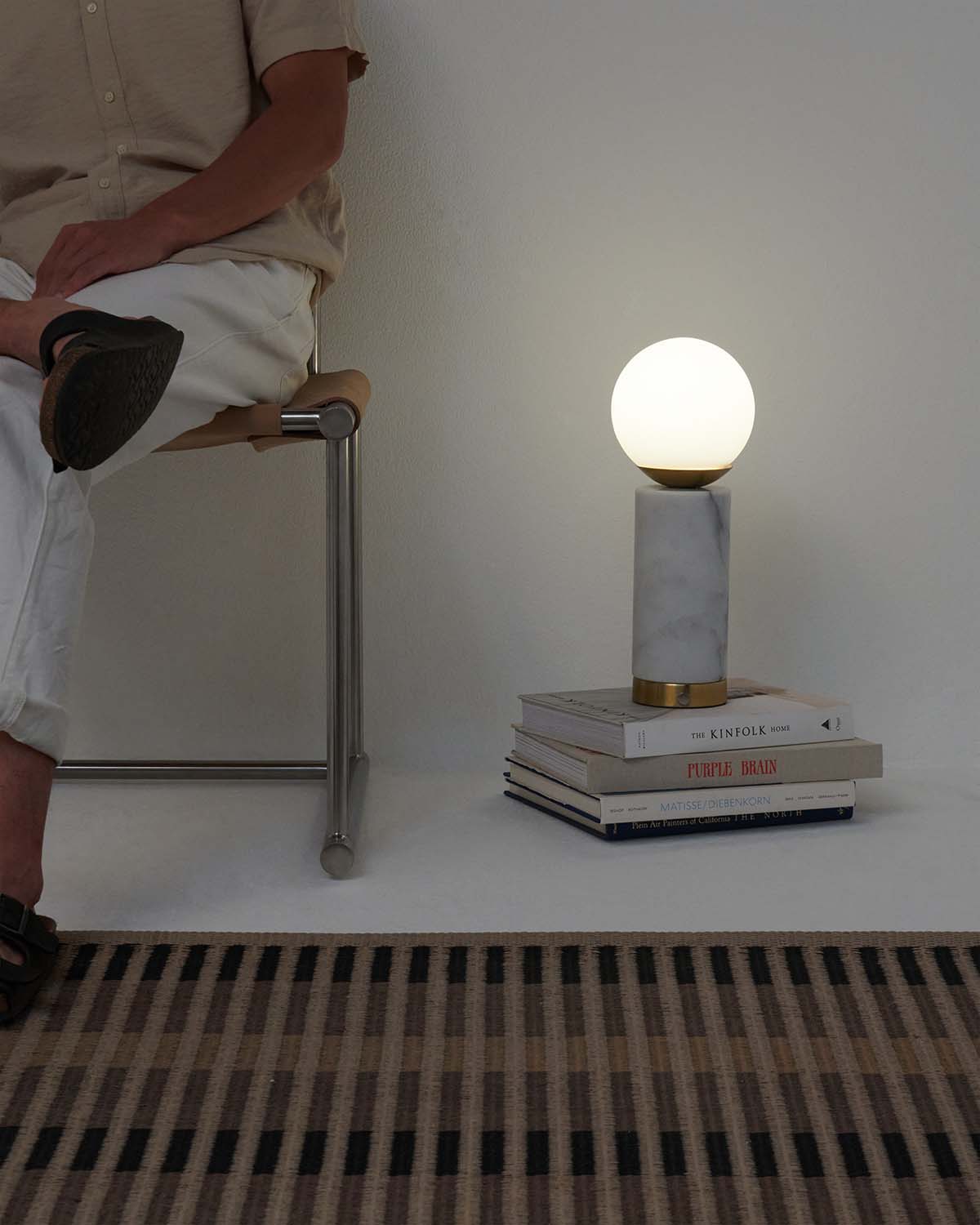Aero USB Table Lamp | Marble Base, Dimmable Light