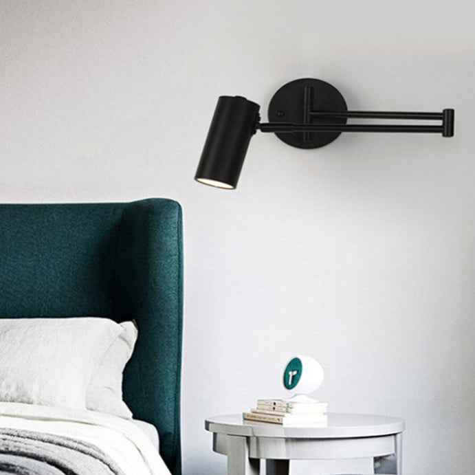 Nordic Minimalist Telescopic Folding Long Pole Wall Sconce Lamp with 1 Light
