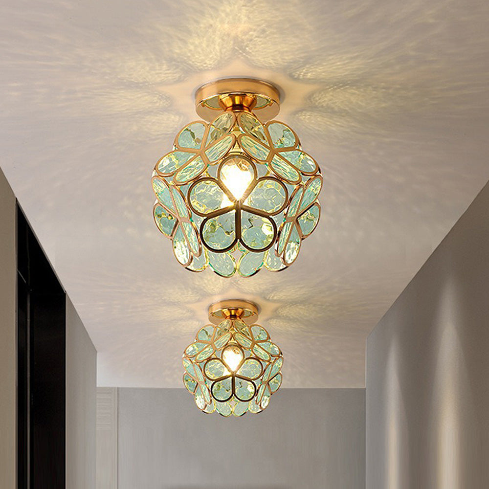 Bela Ceiling Lamp | Floral Design, Warm Light Reflection