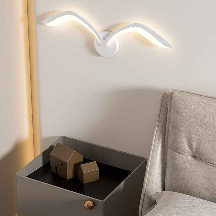 Minimalist Nordic Seagull Acrylic LED Wall Light