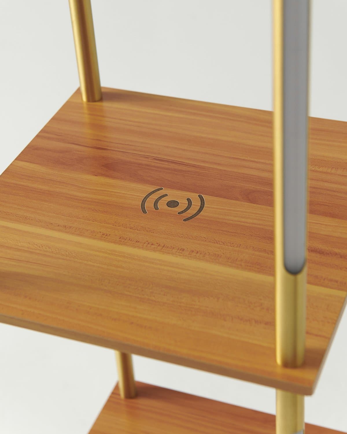 Aria Floor Lamp | Phone Charging & Adjustable Brightness