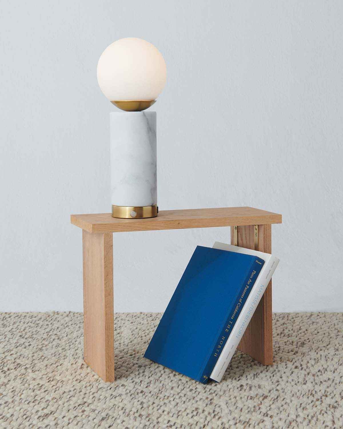 Aero USB Table Lamp | Marble Base, Dimmable Light
