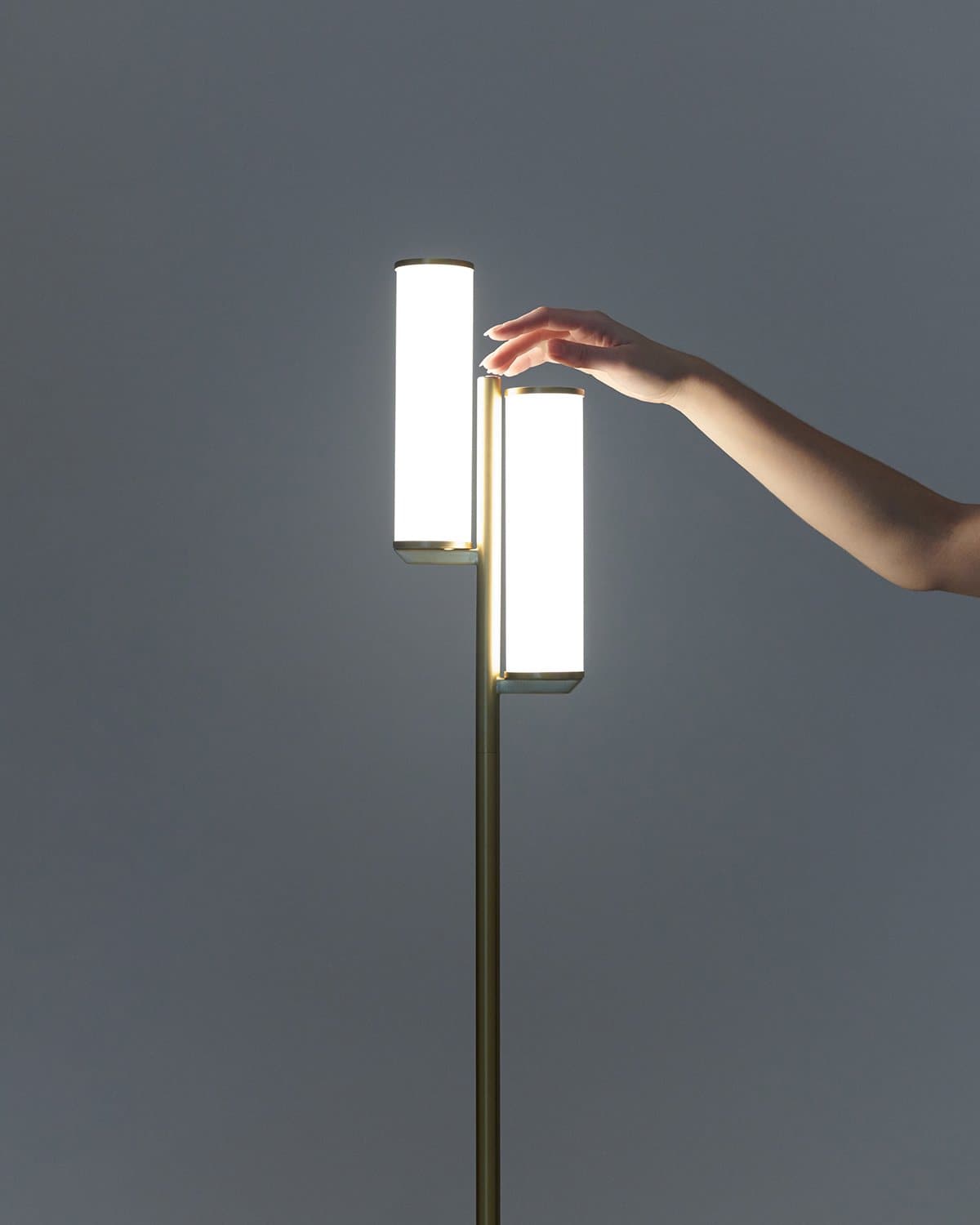 Gemini Floor Lamp | Touch Activation, Multiple Light Options