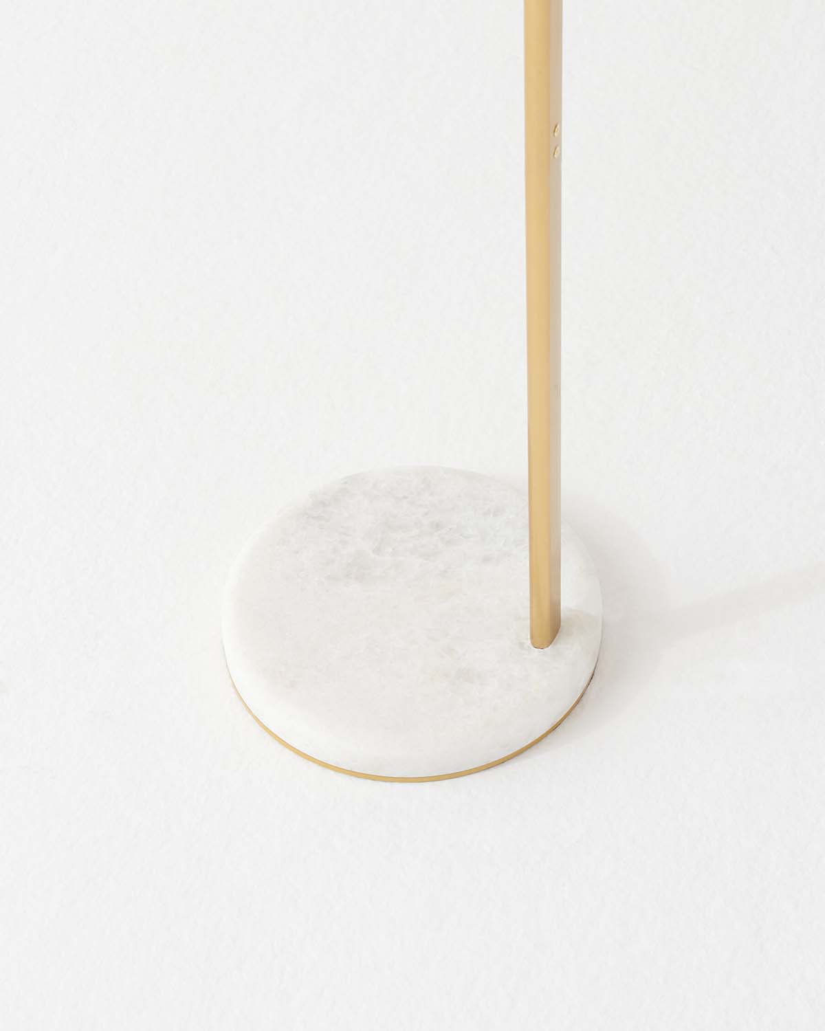 Luna Glow Floor Lamp | Marble Base, White Glass Globe