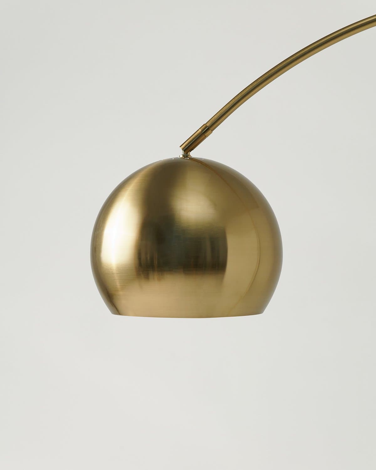 Oriana Arc Floor Lamp | LED with Marble Base