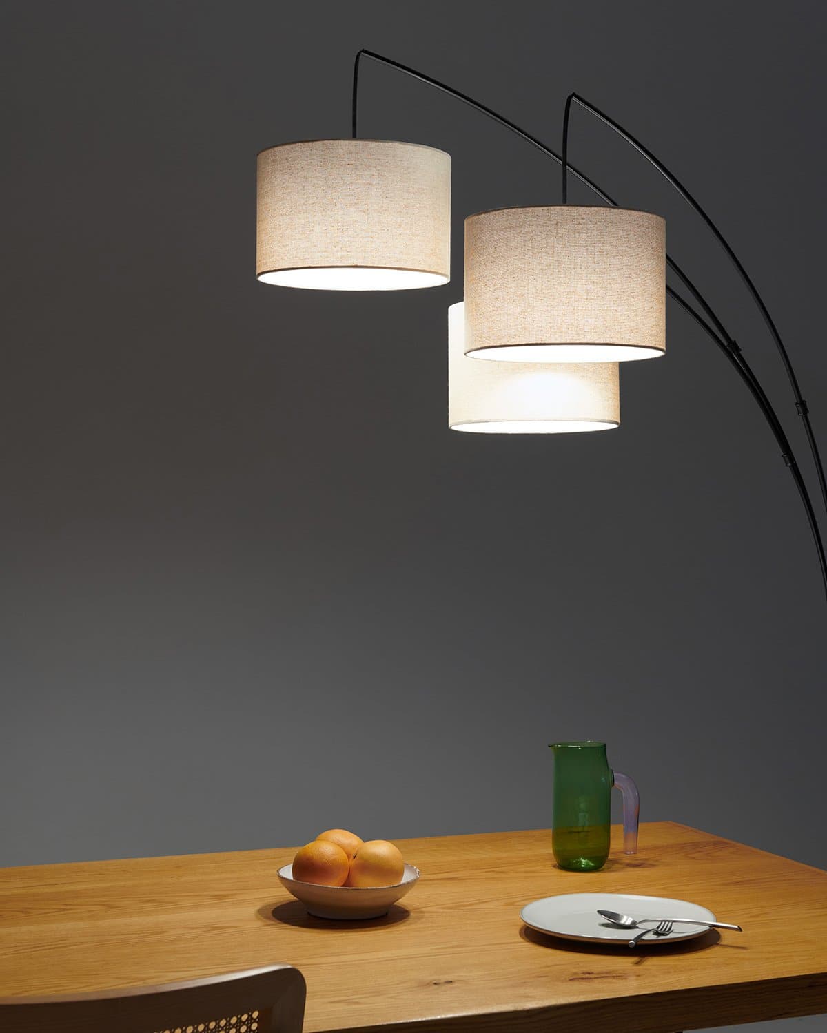 Trellis Floor Lamp | Adjustable Arms, Four-Setting Switch