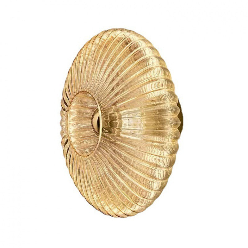 Luma Wandlamp | Gestreept Glas, E27 Fitting