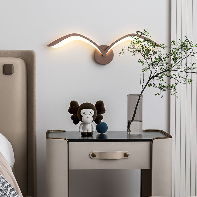 Minimalist Nordic Seagull Acrylic LED Wall Light