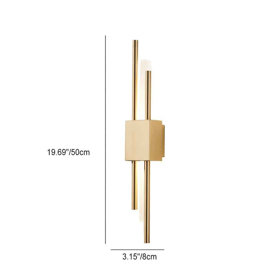 Contemporary Minimalist Iron and Acrylic LED Wall Sconce Lamp for Bedroom