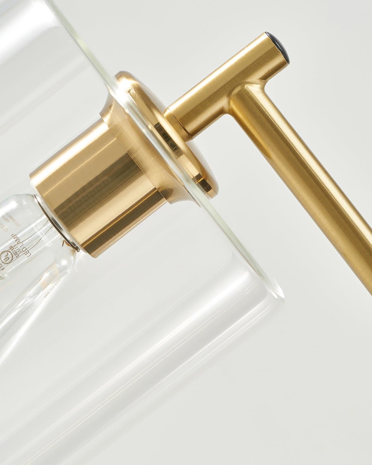 Elara Floor Lamp | Modern LED, Brass Finish