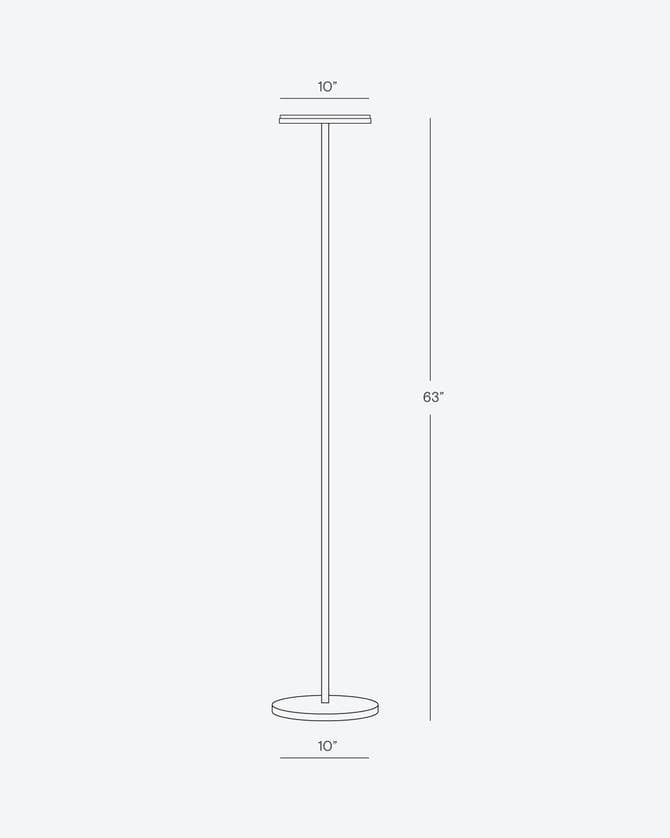 Skylar LED Floor Lamp | Ultra-Bright, Adjustable Design