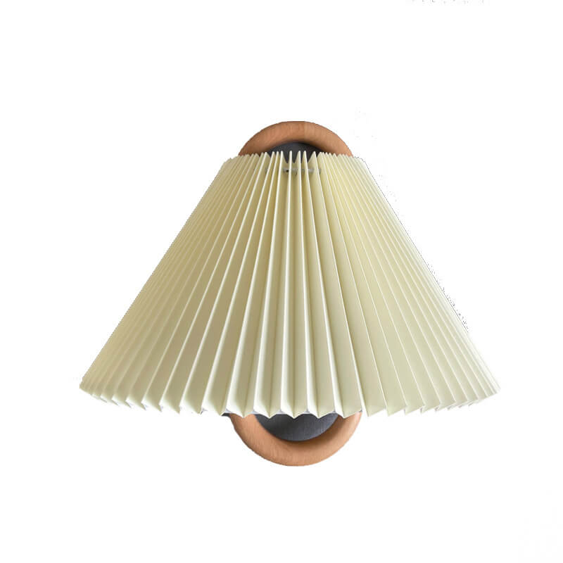 Bela Wall Sconce | Natural Beechwood, Soft Fabric Shade