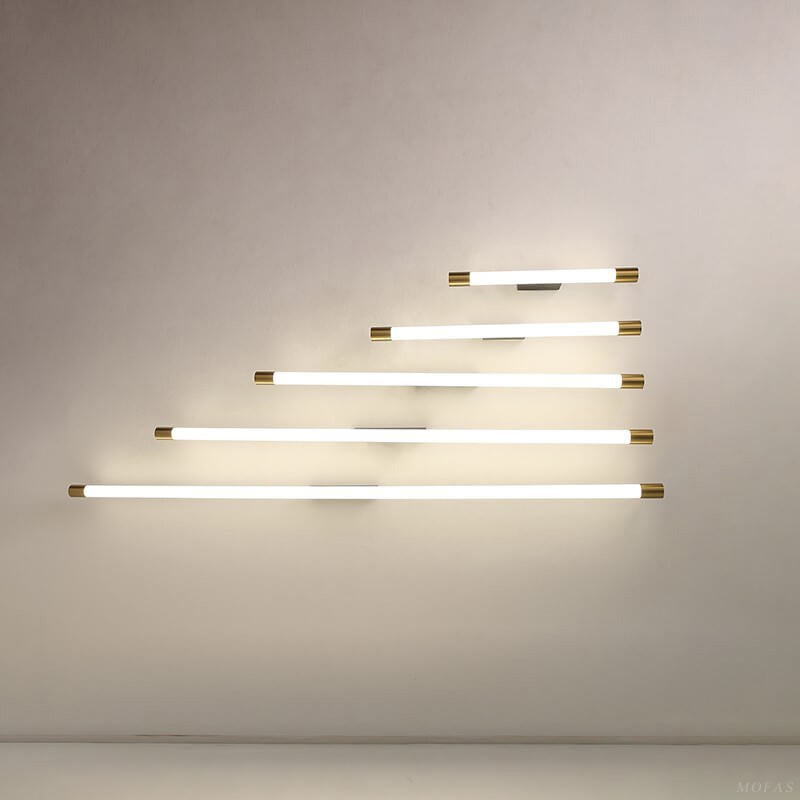 Contemporary Minimalist Thin Tube LED Wall Sconce Lamp