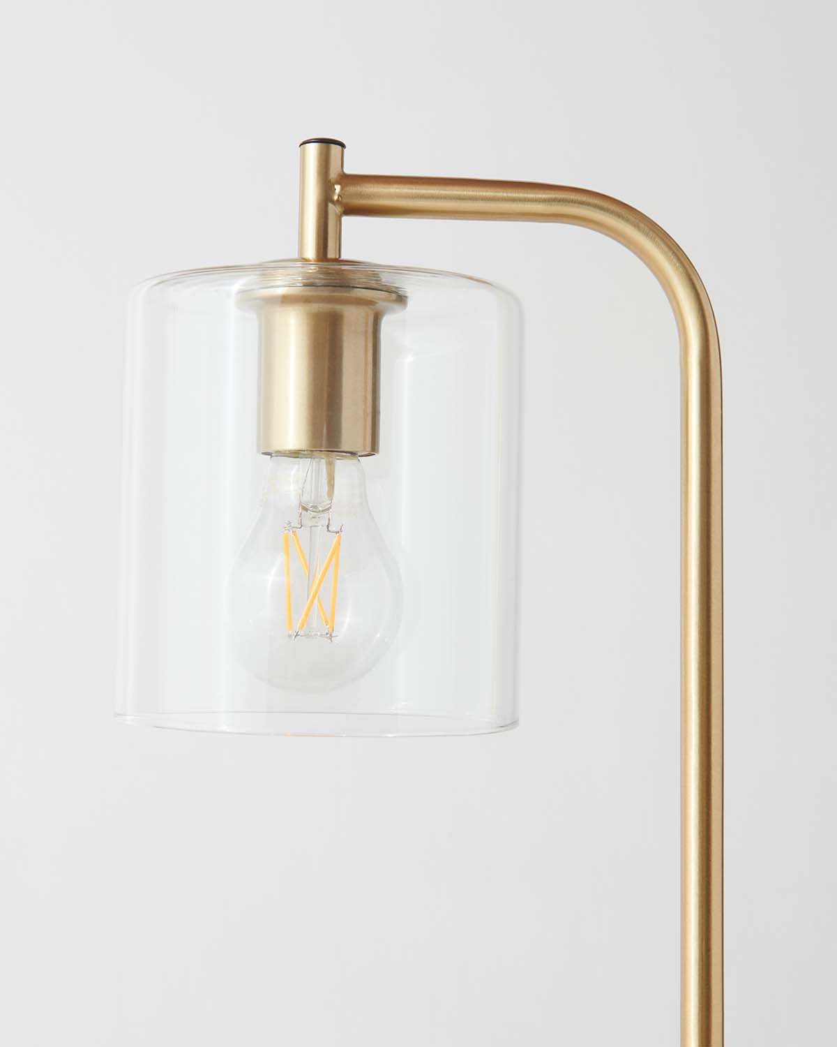 Elysian USB Table Lamp | Brass Base, Touch Switch