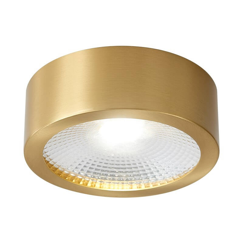 Nordic Style Ultra-Thin All-Copper LED Flush Mount Light