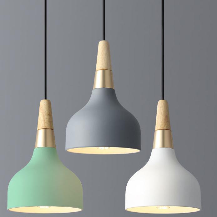 Contemporary Macaron Disc 1-Light Pendant Lamp