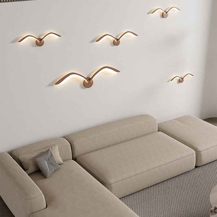 Minimalist Nordic Seagull Acrylic LED Wall Light