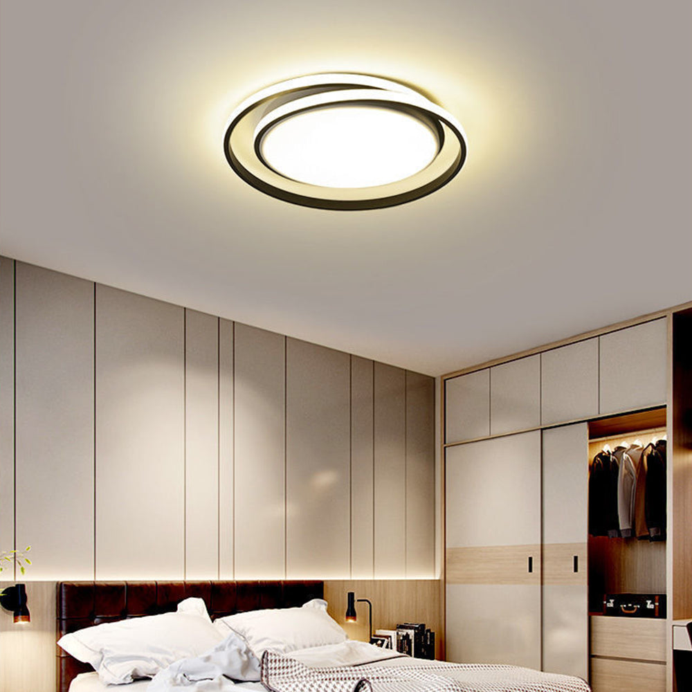 Bello LED Circle Ceiling Light | Modern Gold Flush Mount, Energy-Efficient