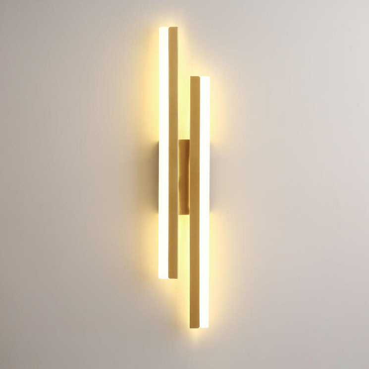 Contemporary Minimalist Iron and Acrylic LED Wall Sconce