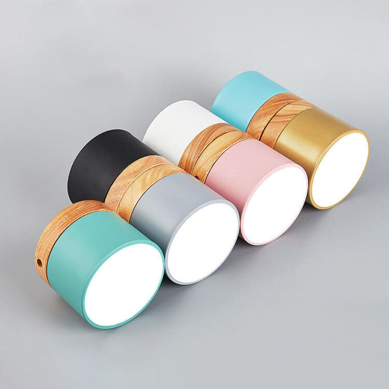 Solid Color Scandinavian Macaroon LED Flush Mount Ceiling Light