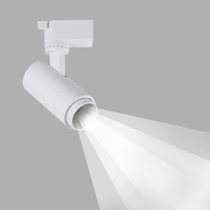 Contemporary Adjustable Dimmable Tubular Track Lighting - 3/4/5 Light LED Flush Mount Spotlight for Living Room