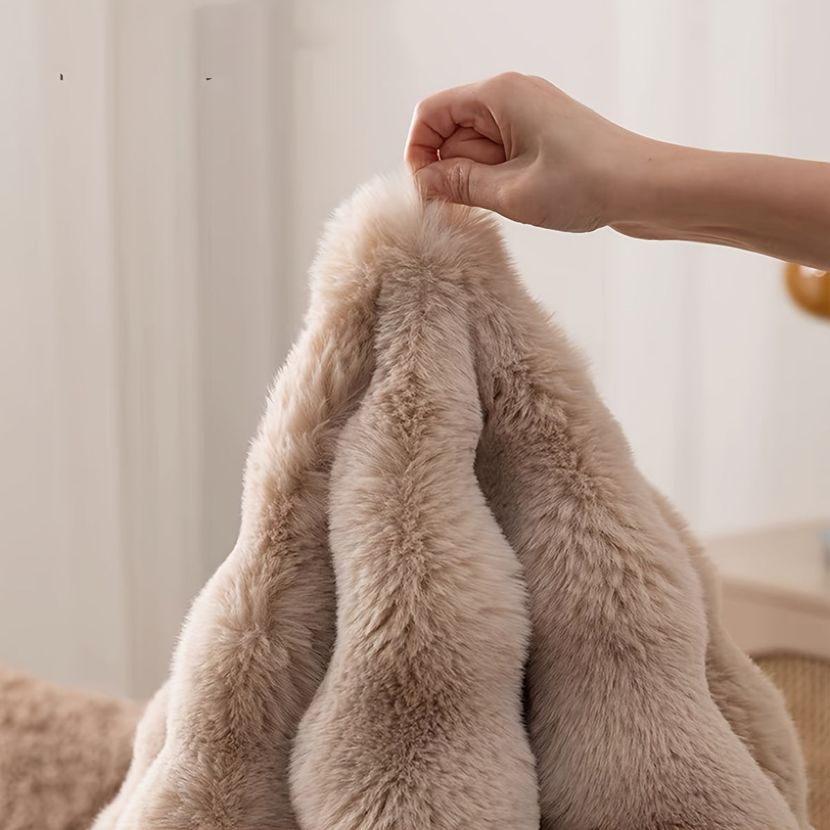 Belo Round Bubble Rug | Ultra-Soft Fleece, Easy to Clean