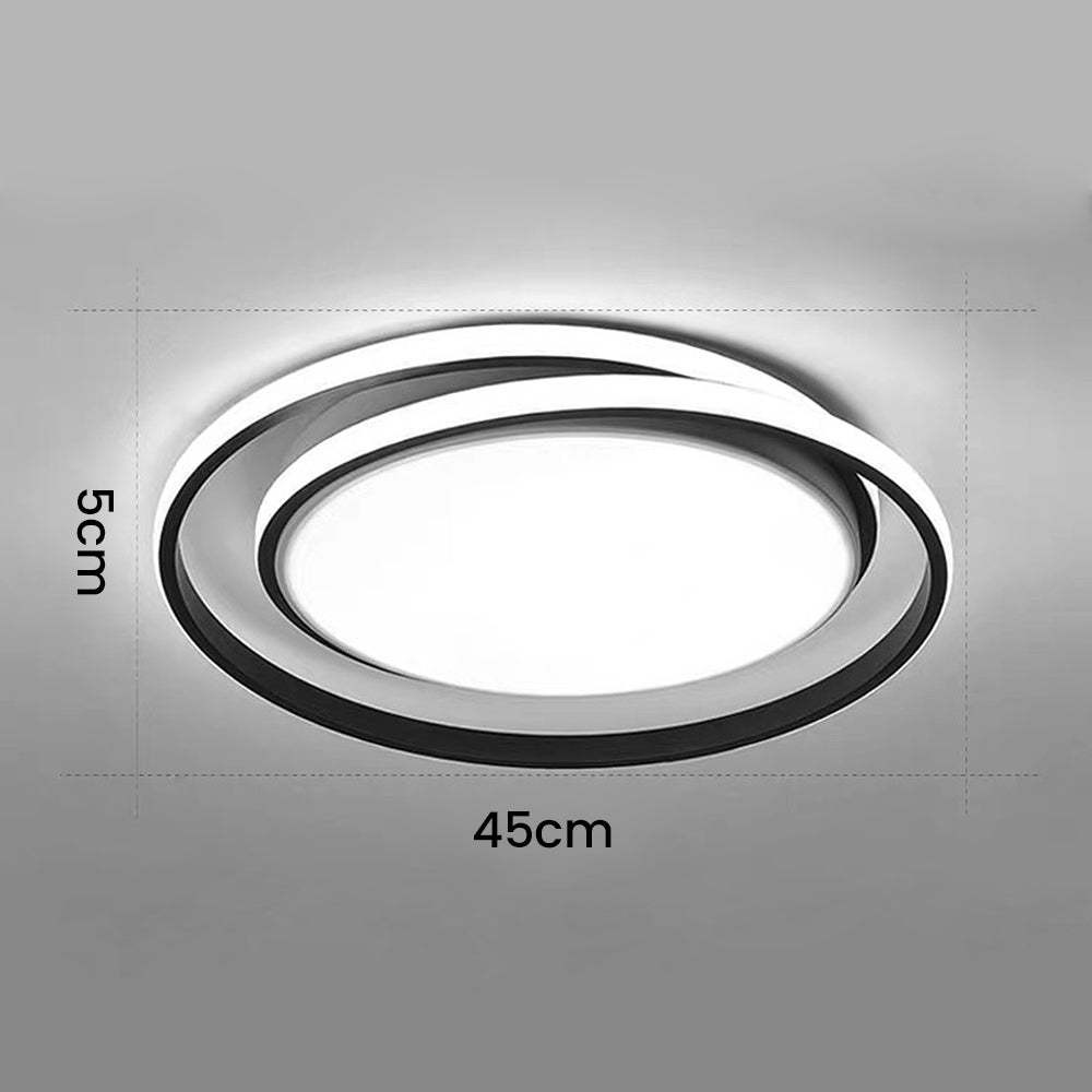 Bello LED Circle Ceiling Light | Modern Gold Flush Mount, Energy-Efficient