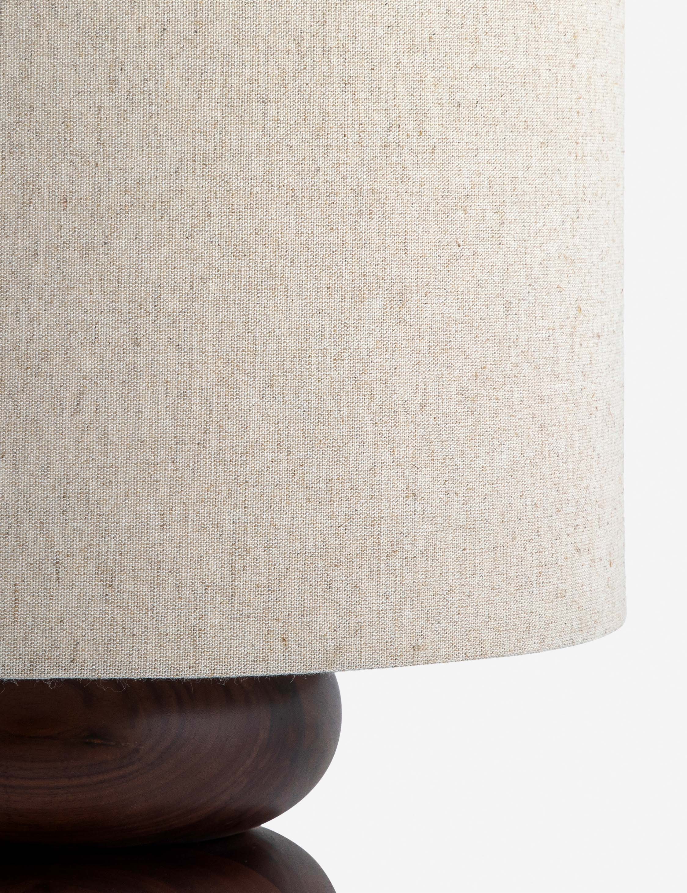 Luma Table Lamp | Sculptural Base, Dimmer Switch