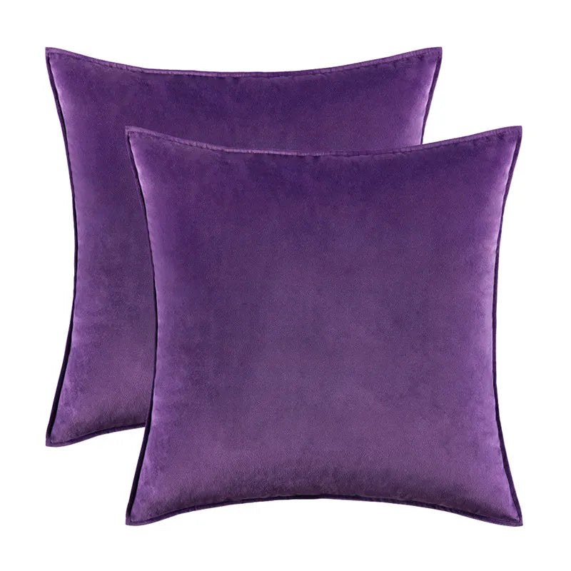 Bela Velvet Cushion Cover | Soft Fabric, Hidden Zipper