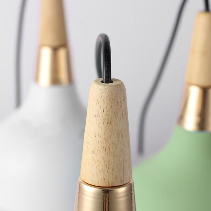 Contemporary Macaron Disc 1-Light Pendant Lamp