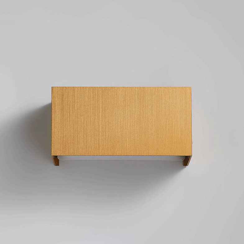Adjustable Square Flat LED Wall Sconce Lamp in Nordic Minimalist Aluminum Design