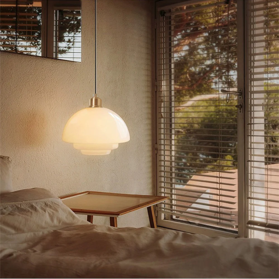 Bello Hanging Lamp | Organic Design, Diffuse Glass Lighting