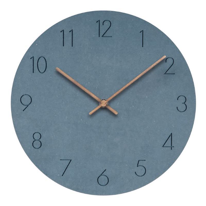 Bela Wall Clock | Silent Sweep Mechanism, Walnut Hands