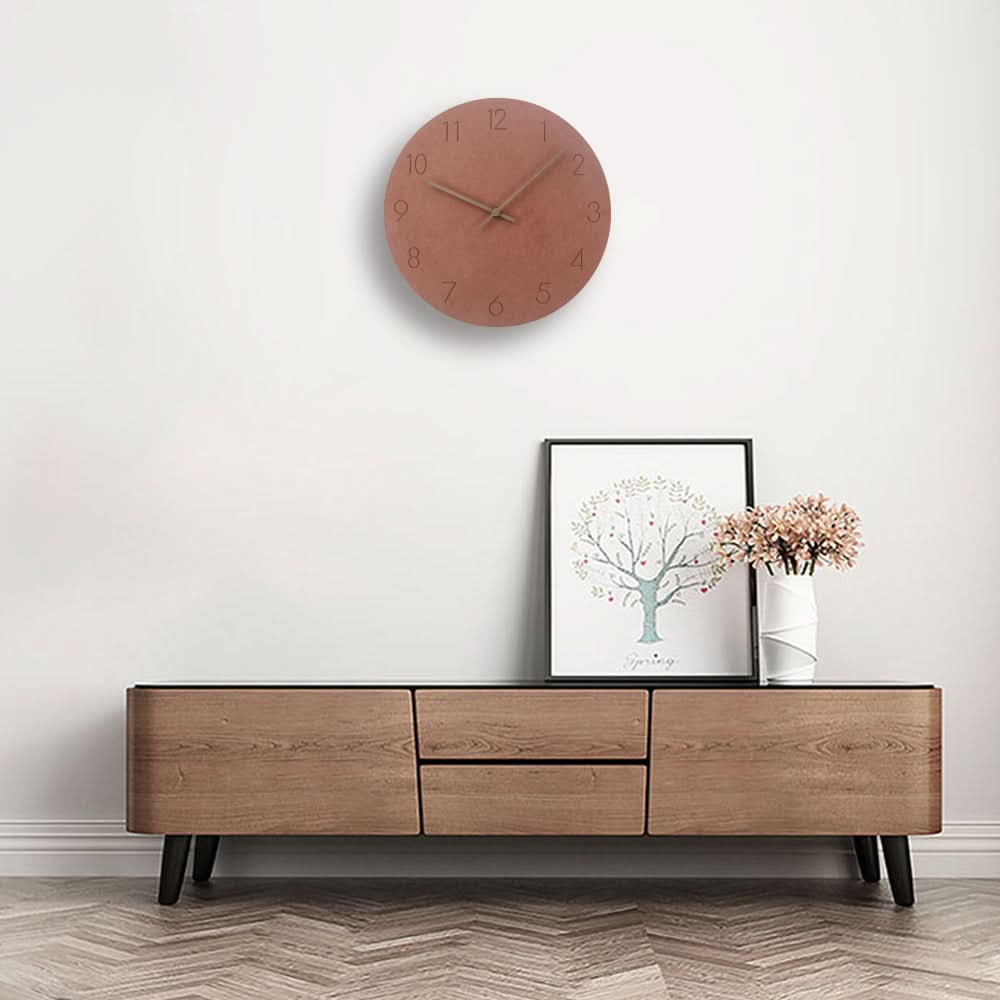 Bela Wall Clock | Silent Sweep Mechanism, Walnut Hands
