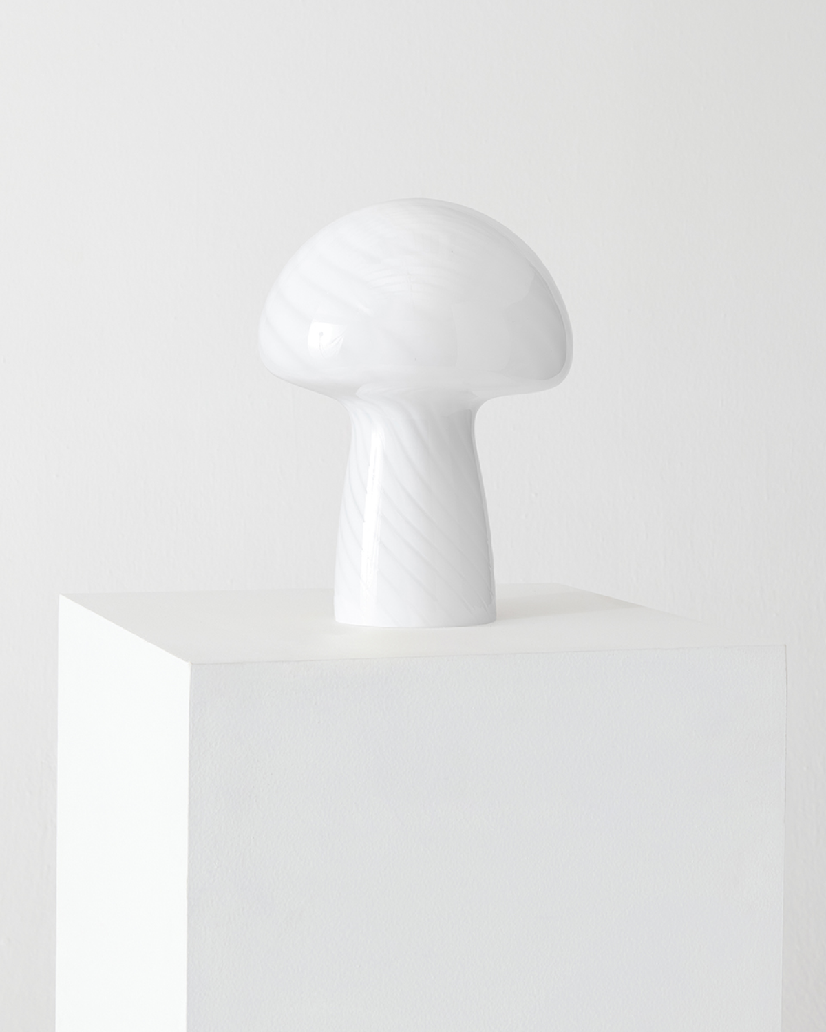 Mira Mushroom Table Lamp | Frosted Glass, Warm White Light