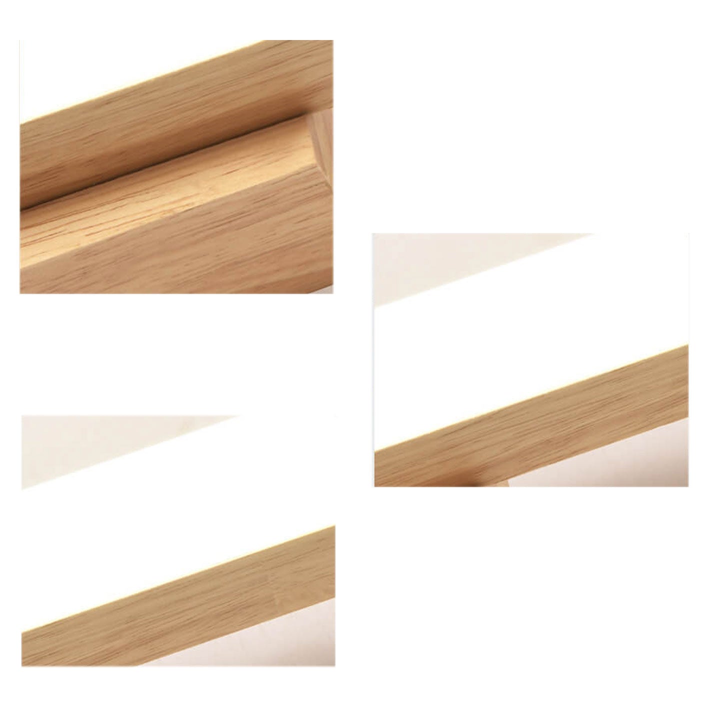 Nordic Minimalist Wooden LED Wall Sconce - Long Strip Vanity Light