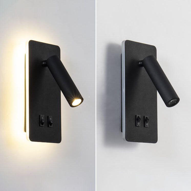 Rotatable LED Wall Sconce Lamp - Nordic Minimalist Square Spotlight