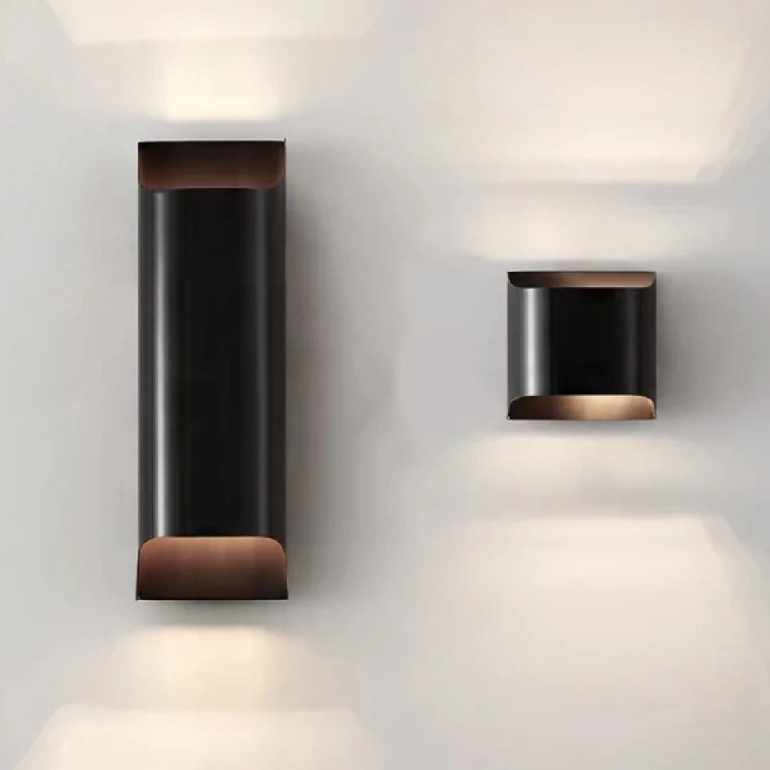 Celo Wandlamp | Moderne Up & Down Glow, Brushed Gold or Matte Black