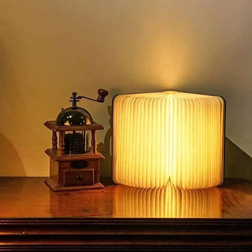 Lumo Table Lamp | 360° Foldable, Rechargeable Design